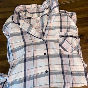 Victoria’s Secret plaid flannel sleeper